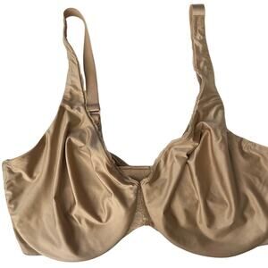 SPANX Satin Smooth Underwire Full Coverage Beige - EUC 38DDD